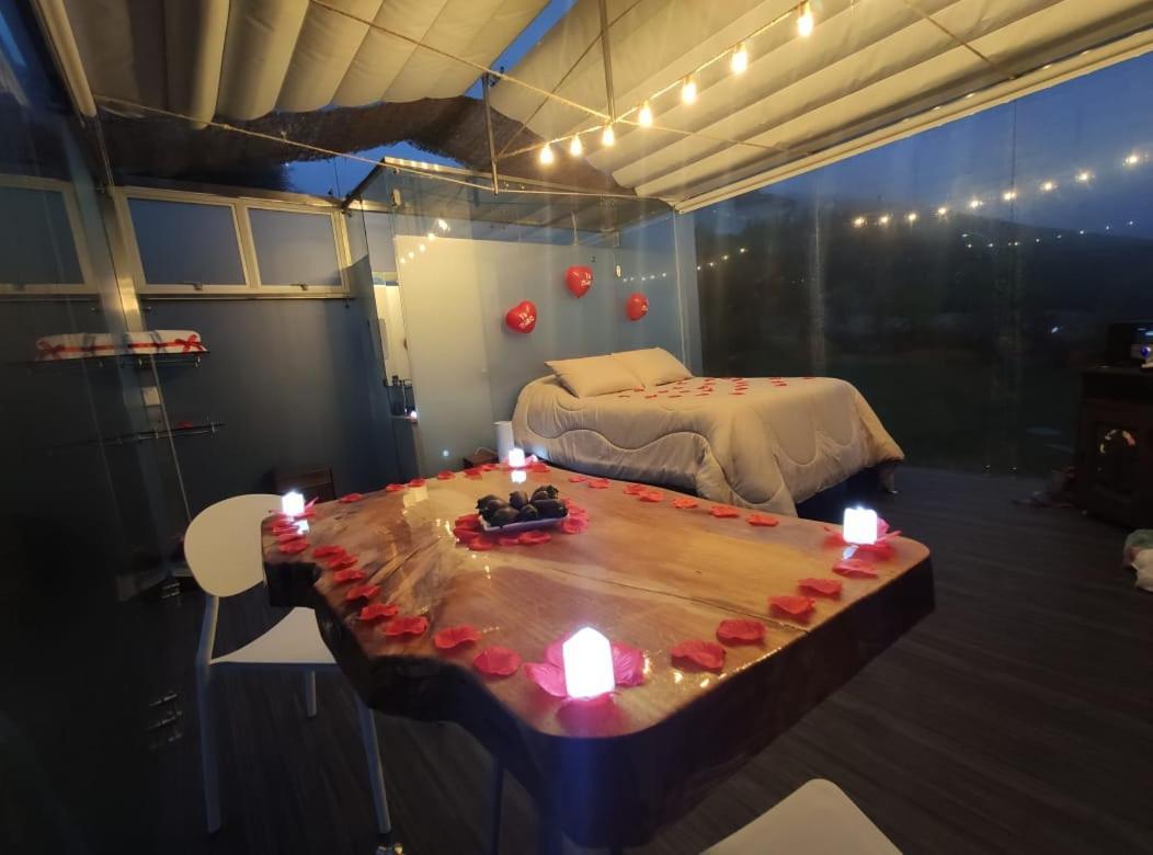 Hotel Glamping Cristal Guatavita Exteriér fotografie