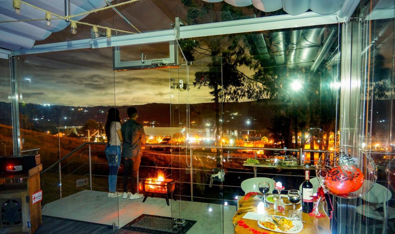 Hotel Glamping Cristal Guatavita Exteriér fotografie